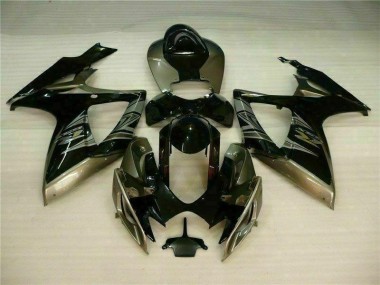 Discount 2006-2007 Black Grey Suzuki GSXR 600/750 Motorcycle Replacement Fairings UK