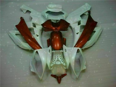 Discount 2006-2007 White Brown Yamaha YZF R6 Motorcylce Fairings UK