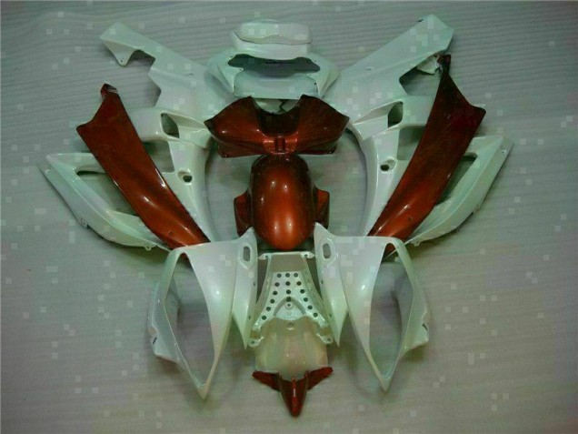 Discount 2006-2007 White Brown Yamaha YZF R6 Motorcylce Fairings UK Discount 2006-2007 White Brown Yamaha YZF R6 Motorcylce Fairings UK
