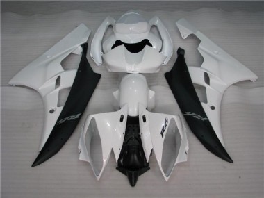 Discount 2006-2007 White Black Yamaha YZF R6 Motorcycle Bodywork UK