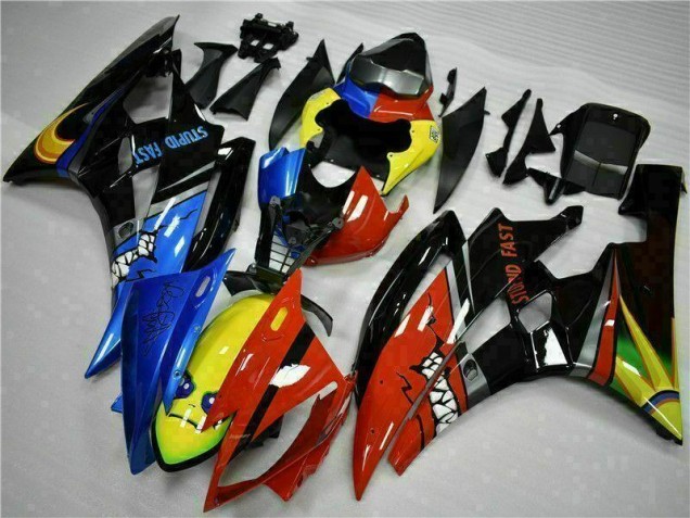 Discount 2006-2007 Yellow Blue Red Yamaha YZF R6 Motorcycle Fairings Kit UK