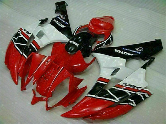 Discount 2006-2007 Red White Yamaha YZF R6 Motorcycle Fairings UK Discount 2006-2007 Red White Yamaha YZF R6 Motorcycle Fairings UK