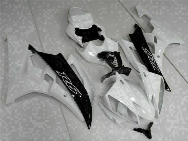 Discount 2006-2007 White Black Yamaha YZF R6 Bike Fairings UK Discount 2006-2007 White Black Yamaha YZF R6 Bike Fairings UK
