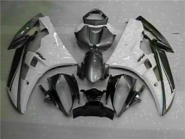 Discount 2006-2007 White Silver Yamaha YZF R6 Moto Fairings UK