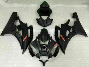 Discount 2006-2007 Black Yamaha YZF R6 Replacement Fairings UK