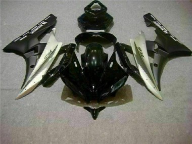 Discount 2006-2007 Silver Black Yamaha YZF R6 Motor Fairings UK