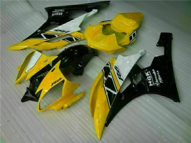 Discount 2006-2007 Yellow Black Yamaha YZF R6 Motorbike Fairing UK Discount 2006-2007 Yellow Black Yamaha YZF R6 Motorbike Fairing UK