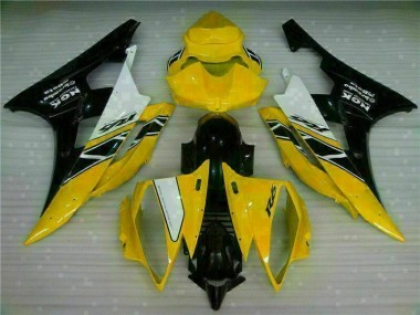 Discount 2006-2007 Yellow Black Yamaha YZF R6 Motorbike Fairing UK
