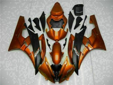 Discount 2006-2007 Orange Yamaha YZF R6 Motorbike Fairing Kits UK
