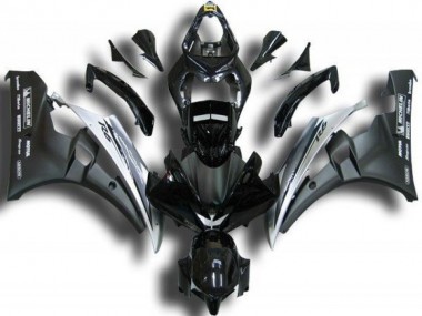 Discount 2006-2007 Black White Yamaha YZF R6 Replacement Fairings UK