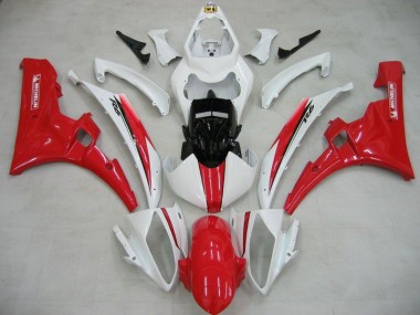 Discount 2006-2007 White Red Michelin Yamaha YZF R6 Motorcylce Fairings UK