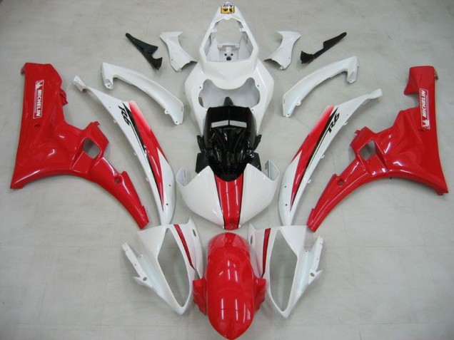 Discount 2006-2007 White Red Michelin Yamaha YZF R6 Motorcylce Fairings UK Discount 2006-2007 White Red Michelin Yamaha YZF R6 Motorcylce Fairings UK