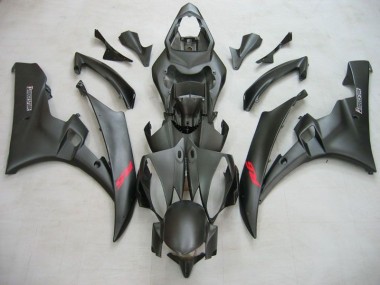 Discount 2006-2007 Matte Black Yamaha YZF R6 Motorcycle Fairing Kits & Bodywork UK
