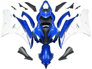 Discount 2006-2007 Blue White Yamaha YZF R6 Motorcycle Fairing Kit UK
