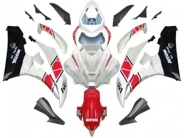Discount 2006-2007 White Red Black Yamaha YZF R6 Bike Fairings UK Discount 2006-2007 White Red Black Yamaha YZF R6 Bike Fairings UK