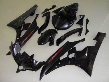 Discount 2006-2007 OEM Style Black Yamaha YZF R6 Motorcycle Fairings UK
