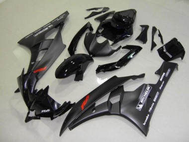 Discount 2006-2007 Black Yamaha YZF R6 Bike Fairings UK