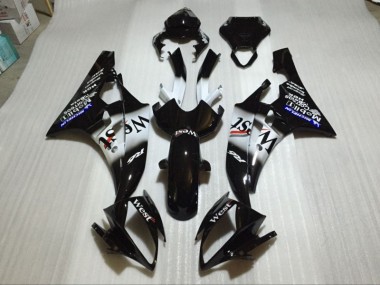 Discount 2006-2007 Glossy Black Yamaha YZF R6 Bike Fairing UK