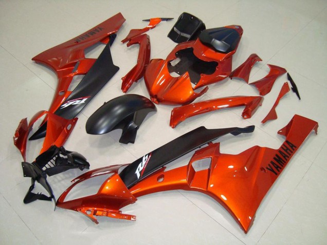 Discount 2006-2007 Orange Matte Black Yamaha YZF R6 Motorcycle Replacement Fairings UK Discount 2006-2007 Orange Matte Black Yamaha YZF R6 Motorcycle Replacement Fairings UK