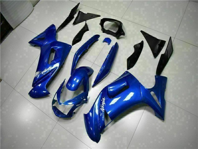 Discount 2006-2008 Blue Kawasaki EX650 Motorcycle Fairings UK Discount 2006-2008 Blue Kawasaki EX650 Motorcycle Fairings UK