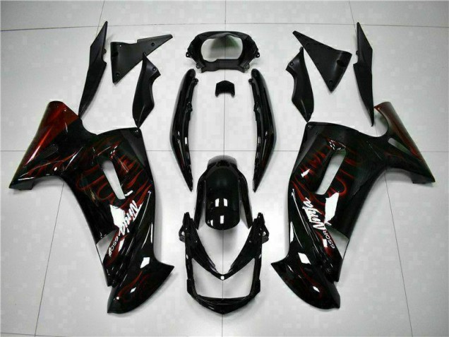 Discount 2006-2008 Red Flame Kawasaki EX650 Motorcycle Fairing UK Discount 2006-2008 Red Flame Kawasaki EX650 Motorcycle Fairing UK
