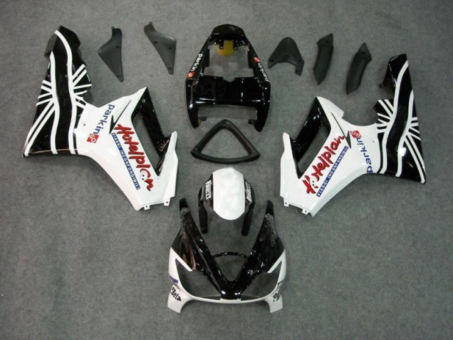 Discount 2006-2008 Black White Triumph Daytona 675 Triple Bike Fairings UK Discount 2006-2008 Black White Triumph Daytona 675 Triple Bike Fairings UK