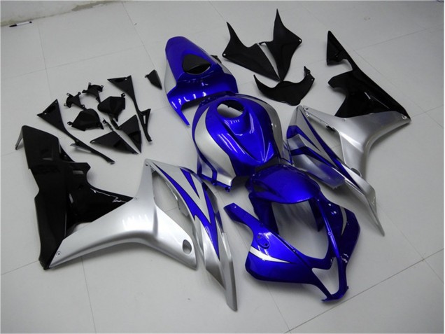 Discount 2007-2008 Blue Silver Black Honda CBR600RR Replacement Motorcycle Fairings UK Discount 2007-2008 Blue Silver Black Honda CBR600RR Replacement Motorcycle Fairings UK