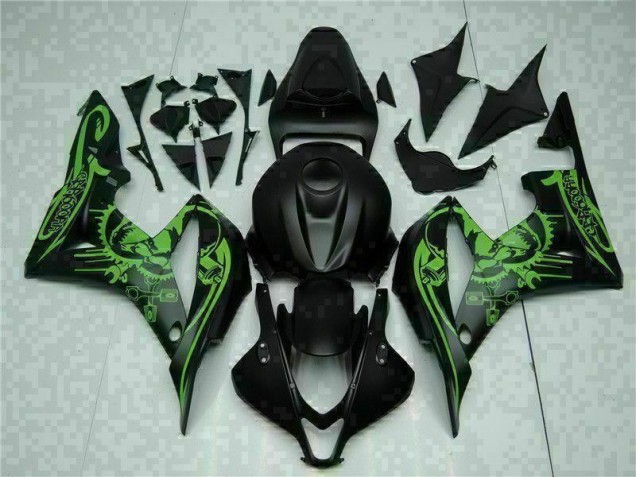 Discount 2007-2008 Black Green Honda CBR600RR Motorcycle Fairing Kits UK Discount 2007-2008 Black Green Honda CBR600RR Motorcycle Fairing Kits UK
