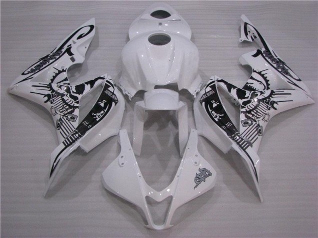 Discount 2007-2008 Black White Honda CBR600RR Replacement Motorcycle Fairings UK