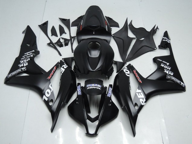 Discount 2007-2008 Matte Black Repsol Honda CBR600RR Motorcyle Fairings UK Discount 2007-2008 Matte Black Repsol Honda CBR600RR Motorcyle Fairings UK