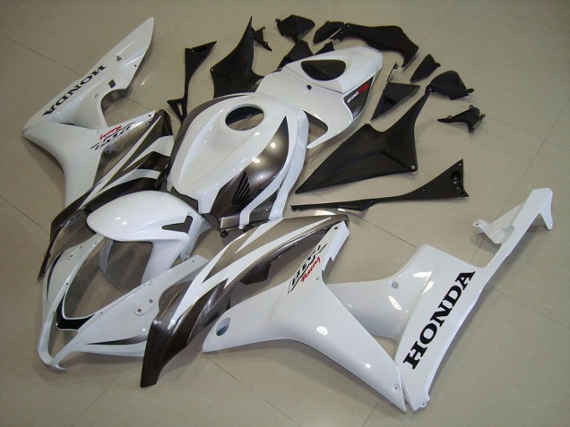 Discount 2007-2008 White Silver Honda CBR600RR Motorcycle Fairing Kits UK Discount 2007-2008 White Silver Honda CBR600RR Motorcycle Fairing Kits UK