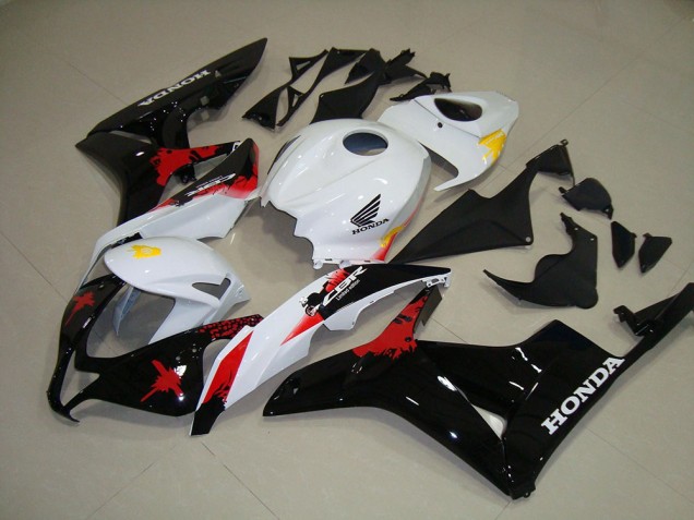Discount 2007-2008 White Black Red Honda CBR600RR Motorbike Fairing UK Discount 2007-2008 White Black Red Honda CBR600RR Motorbike Fairing UK