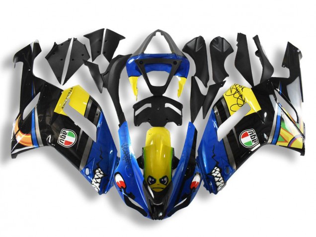 Discount 2007-2008 Blue Shark Kawasaki ZX6R Replacement Motorcycle Fairings UK Discount 2007-2008 Blue Shark Kawasaki ZX6R Replacement Motorcycle Fairings UK