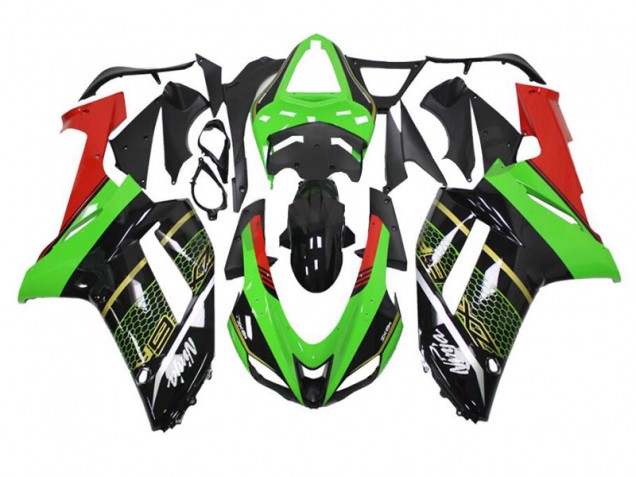 Discount 2007-2008 Green Black Kawasaki ZX6R Motorcycle Fairing Kit UK Discount 2007-2008 Green Black Kawasaki ZX6R Motorcycle Fairing Kit UK