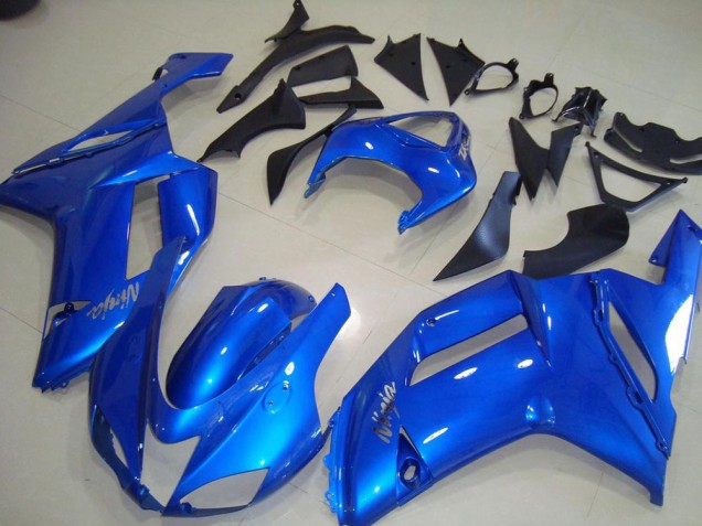 Discount 2007-2008 Blue Kawasaki ZX6R Motorcycle Fairings Kit UK Discount 2007-2008 Blue Kawasaki ZX6R Motorcycle Fairings Kit UK