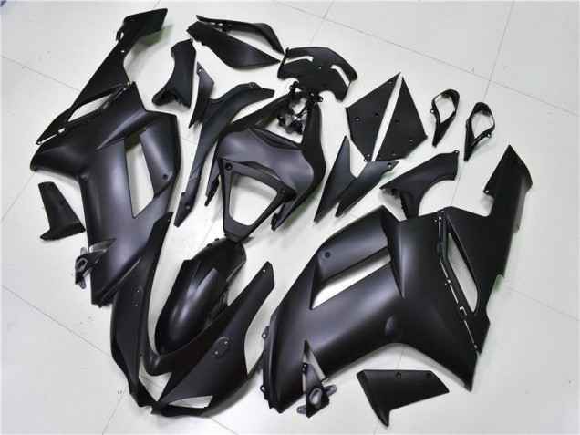 Discount 2007-2008 Matte Black Kawasaki ZX6R Bike Fairing Kit UK Discount 2007-2008 Matte Black Kawasaki ZX6R Bike Fairing Kit UK