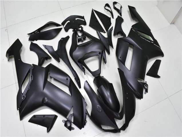 Discount 2007-2008 Matte Black Kawasaki ZX6R Bike Fairing Kit UK Discount 2007-2008 Matte Black Kawasaki ZX6R Bike Fairing Kit UK