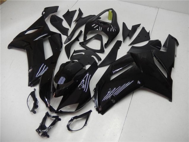 Discount 2007-2008 Glossy Black Kawasaki ZX6R Motorcycle Bodywork UK Discount 2007-2008 Glossy Black Kawasaki ZX6R Motorcycle Bodywork UK