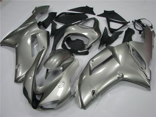 Discount 2007-2008 Grey Kawasaki ZX6R Moto Fairings UK Discount 2007-2008 Grey Kawasaki ZX6R Moto Fairings UK