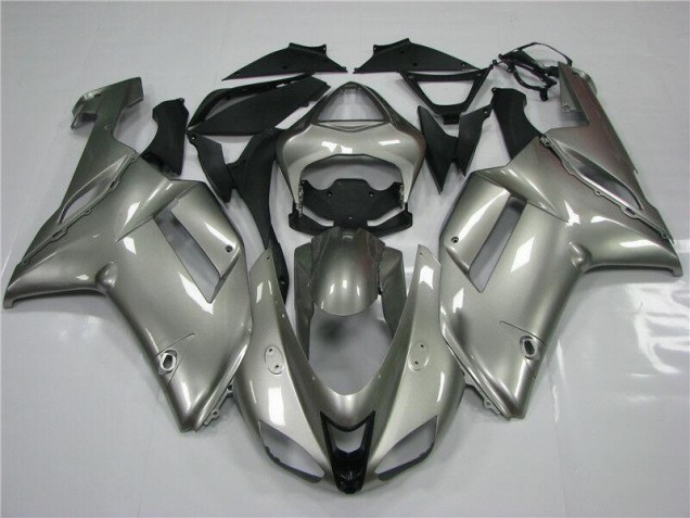Discount 2007-2008 Grey Kawasaki ZX6R Moto Fairings UK Discount 2007-2008 Grey Kawasaki ZX6R Moto Fairings UK