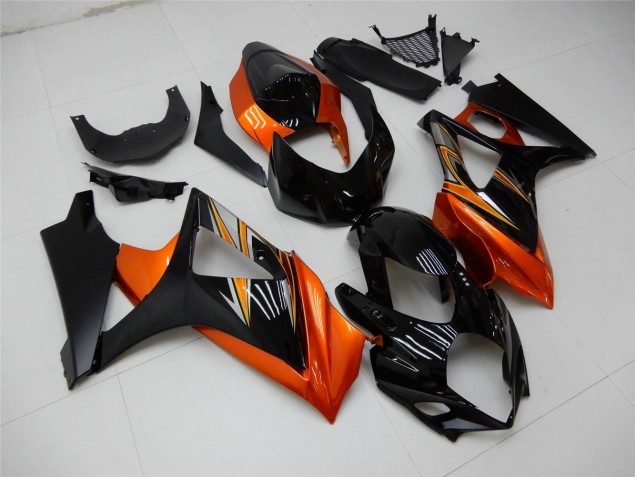 Discount 2007-2008 Orange Black Suzuki GSXR 1000 K7 Motor Fairings UK Discount 2007-2008 Orange Black Suzuki GSXR 1000 K7 Motor Fairings UK