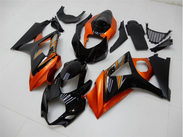 Discount 2007-2008 Orange Black Suzuki GSXR 1000 K7 Motor Fairings UK Discount 2007-2008 Orange Black Suzuki GSXR 1000 K7 Motor Fairings UK