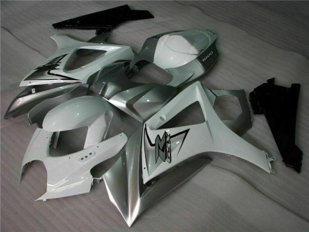 Discount 2007-2008 Silver White Suzuki GSXR 1000 K7 Motorbike Fairing UK Discount 2007-2008 Silver White Suzuki GSXR 1000 K7 Motorbike Fairing UK