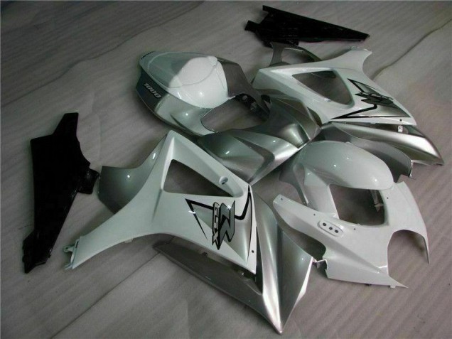 Discount 2007-2008 Silver White Suzuki GSXR 1000 K7 Motorbike Fairing UK Discount 2007-2008 Silver White Suzuki GSXR 1000 K7 Motorbike Fairing UK