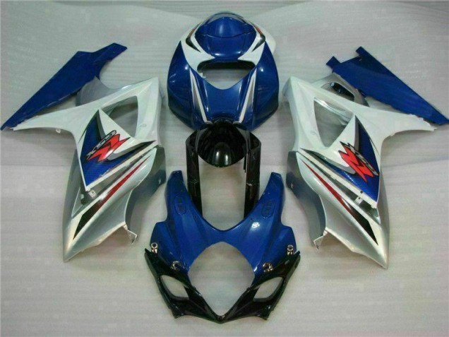 Discount 2007-2008 Blue White Suzuki GSXR 1000 K7 Bike Fairings UK Discount 2007-2008 Blue White Suzuki GSXR 1000 K7 Bike Fairings UK