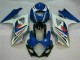 Discount 2007-2008 Blue White Suzuki GSXR 1000 K7 Bike Fairings UK Discount 2007-2008 Blue White Suzuki GSXR 1000 K7 Bike Fairings UK