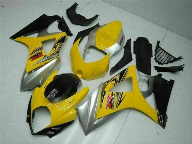 Discount 2007-2008 Yellow Suzuki GSXR 1000 K7 Bike Fairing Kit UK Discount 2007-2008 Yellow Suzuki GSXR 1000 K7 Bike Fairing Kit UK
