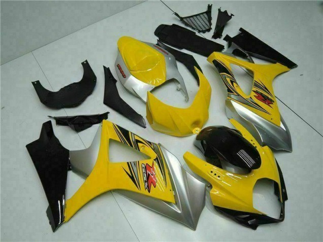 Discount 2007-2008 Yellow Suzuki GSXR 1000 K7 Bike Fairing Kit UK Discount 2007-2008 Yellow Suzuki GSXR 1000 K7 Bike Fairing Kit UK