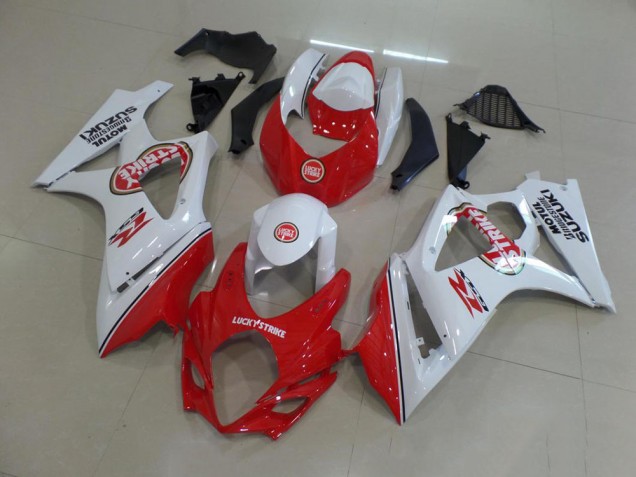 Discount 2007-2008 Lucky Strike Suzuki GSXR 1000 K7 Motorcylce Fairings UK Discount 2007-2008 Lucky Strike Suzuki GSXR 1000 K7 Motorcylce Fairings UK