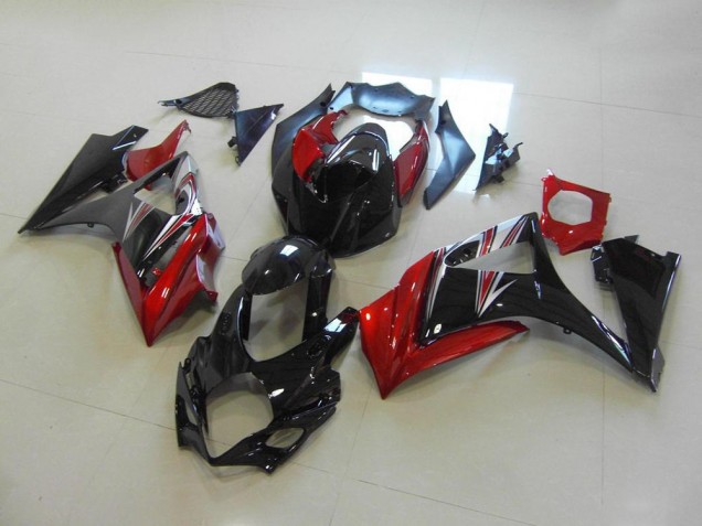 Discount 2007-2008 Red Black No Sticker Suzuki GSXR 1000 K7 Motorbike Fairings UK Discount 2007-2008 Red Black No Sticker Suzuki GSXR 1000 K7 Motorbike Fairings UK